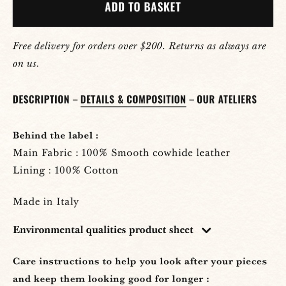 Sezane Mini Milo Black - Picture 2 of 7